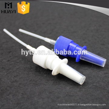 18mm 20mm 24mm en plastique coloré médical main spray nasal pompe